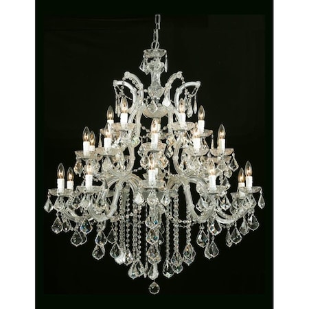 Crystorama Twenty Six Light Gold Up Chandelier 4470-GD-CL-S